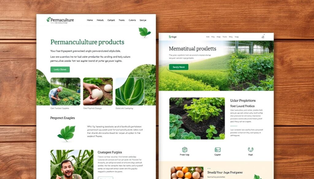 permaculture website design