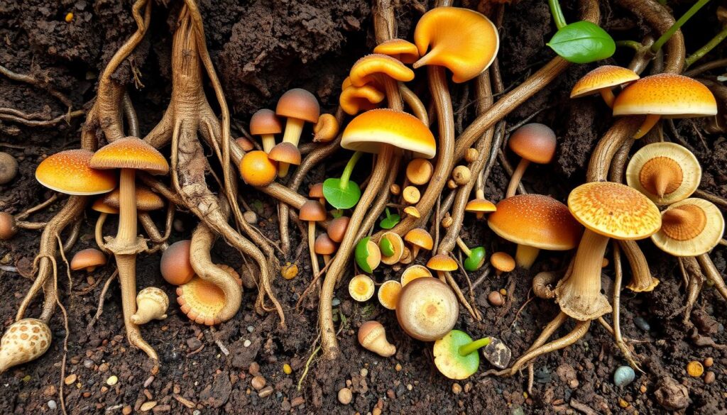 types of mycorrhizal fungi