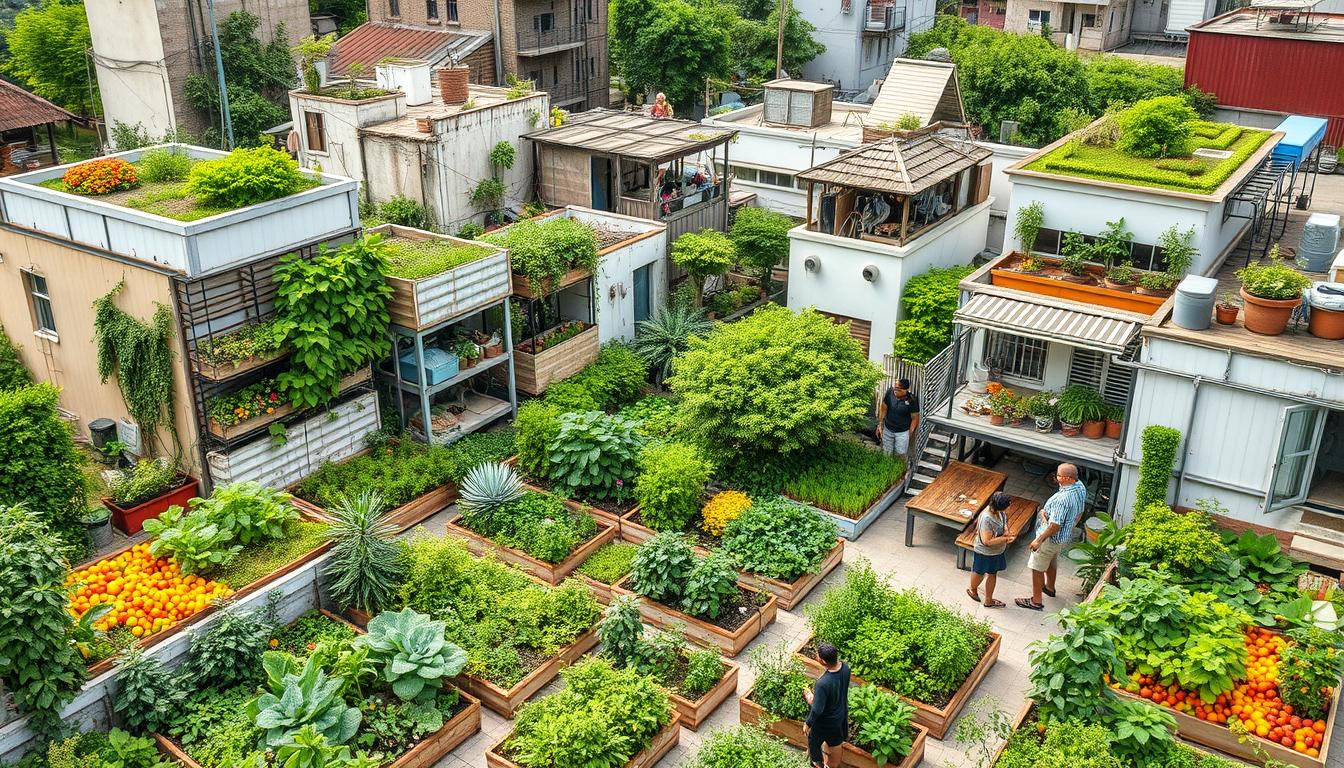 Image showcasing Urban Adaptation Strategies in Permaculture Planning