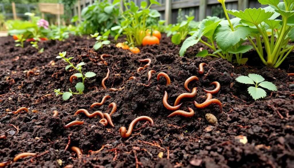 worm castings for natural soil fertility